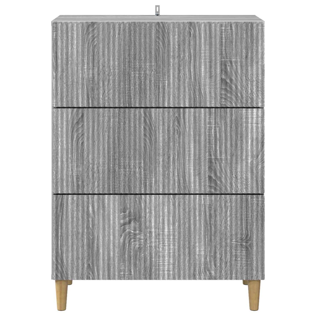 vidaXL Ντουλάπι με Συρτάρια Γκρι Sonoma 66 x 34,5 x 90 εκ