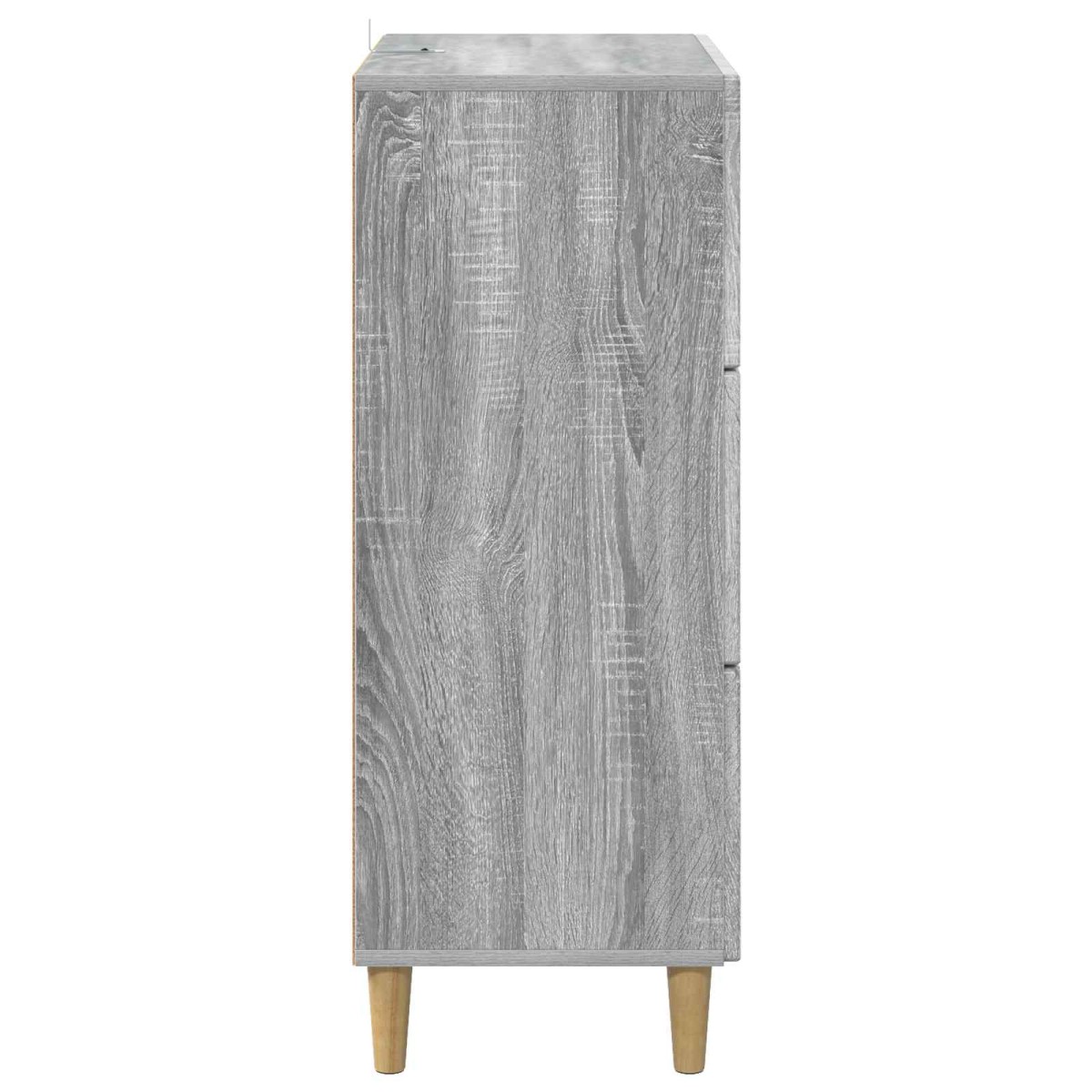 vidaXL Ντουλάπι με Συρτάρια Γκρι Sonoma 66 x 34,5 x 90 εκ