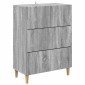 vidaXL Ντουλάπι με Συρτάρια Γκρι Sonoma 66 x 34,5 x 90 εκ