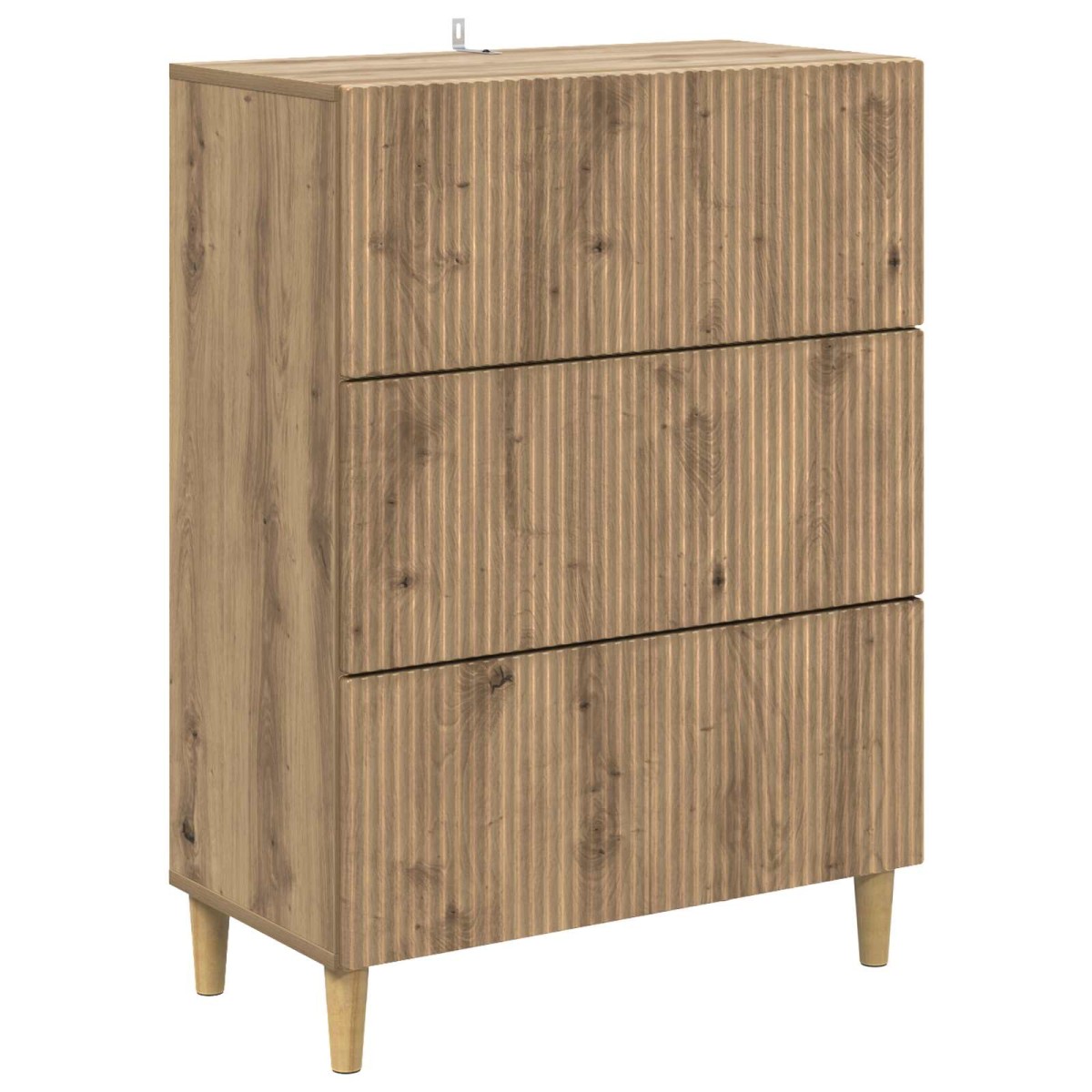 vidaXL Ντουλάπι με Συρτάρια 66 x 34,5 x 90 εκ Επεξεργασμένο Ξύλο