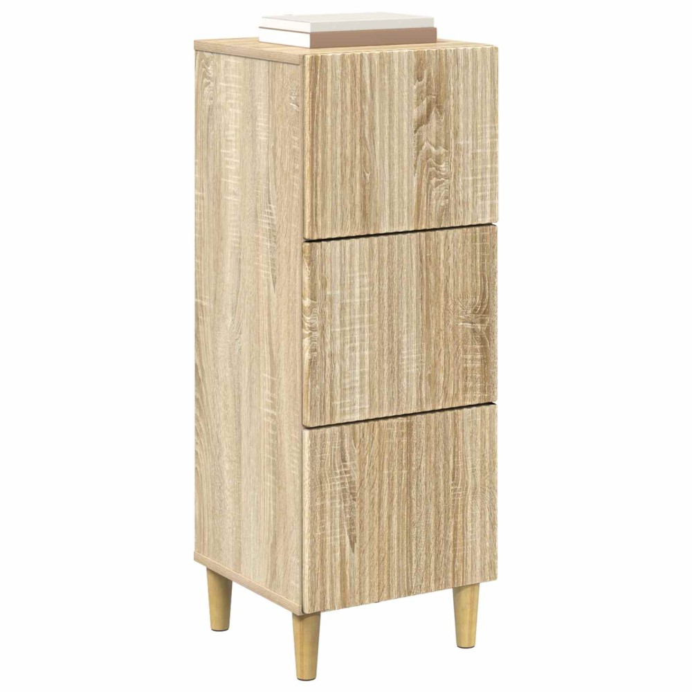 vidaXL Ντουλάπι με Συρτάρια Sonoma Δρυς 33 x 34,5 x 90 εκ