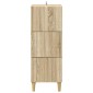 vidaXL Ντουλάπι με Συρτάρια Sonoma Δρυς 33 x 34,5 x 90 εκ