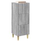 vidaXL Ντουλάπι με Συρτάρια Γκρι Sonoma 33 x 34,5 x 90 εκ