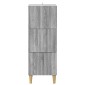 vidaXL Ντουλάπι με Συρτάρια Γκρι Sonoma 33 x 34,5 x 90 εκ