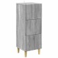 vidaXL Ντουλάπι με Συρτάρια Γκρι Sonoma 33 x 34,5 x 90 εκ
