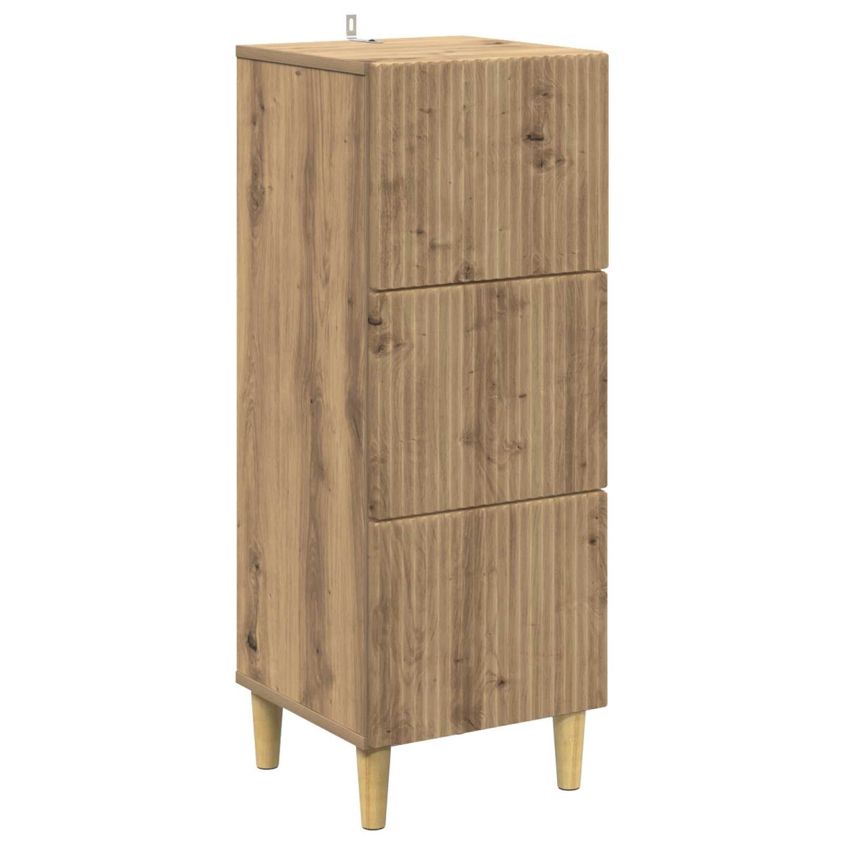 vidaXL Ντουλάπι με Συρτάρια 33 x 34,5 x 90 εκ Επεξεργασμένο Ξύλο