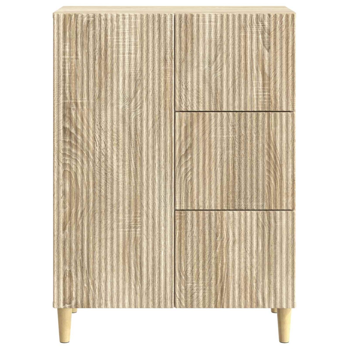 vidaXL Πλαϊνό γραφείο Sonoma Δρυς 66 x 34,5 x 90 εκ Επεξεργασμένο Ξύλο