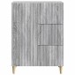 vidaXL Πλαϊνό γραφείο Γκρι Sonoma 66 x 34,5 x 90 εκ Επεξεργασμένο Ξύλο