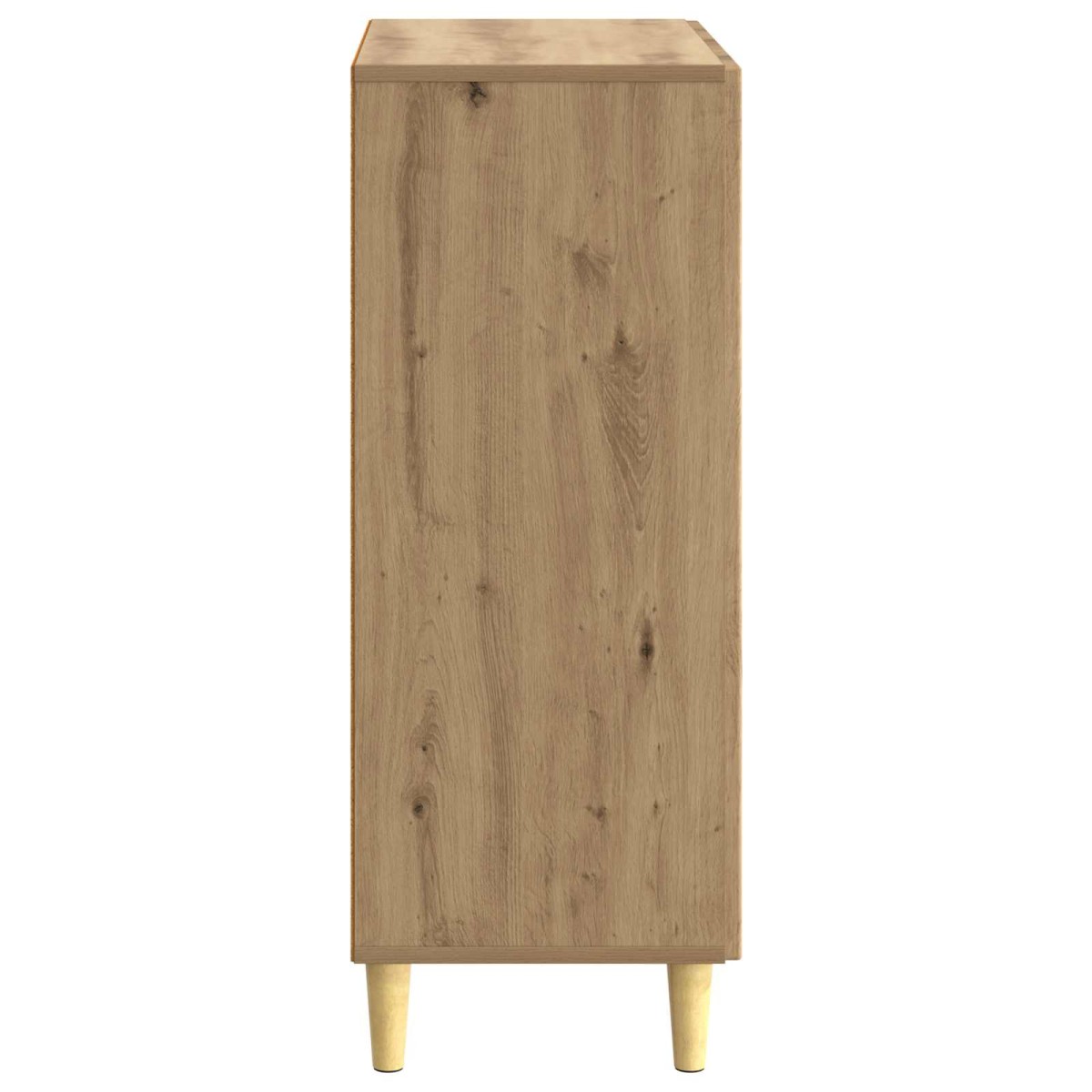 vidaXL Πλαϊνό γραφείο Artisan Δρυς 66 x 34,5 x 90 εκ
