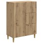 vidaXL Πλαϊνό γραφείο Artisan Δρυς 66 x 34,5 x 90 εκ