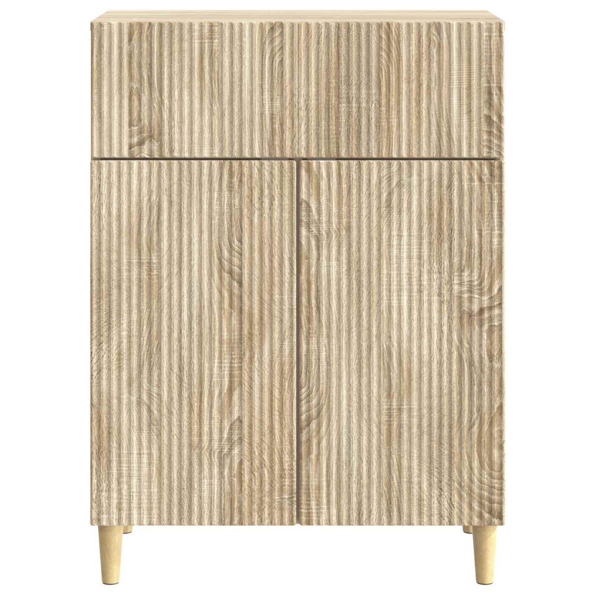 vidaXL Πλαϊνό γραφείο Sonoma Δρυς 66 x 34,5 x 90 εκ Επεξεργασμένο Ξύλο