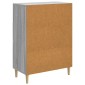 vidaXL Πλαϊνό γραφείο Γκρι Sonoma 66 x 34,5 x 90 εκ Επεξεργασμένο Ξύλο