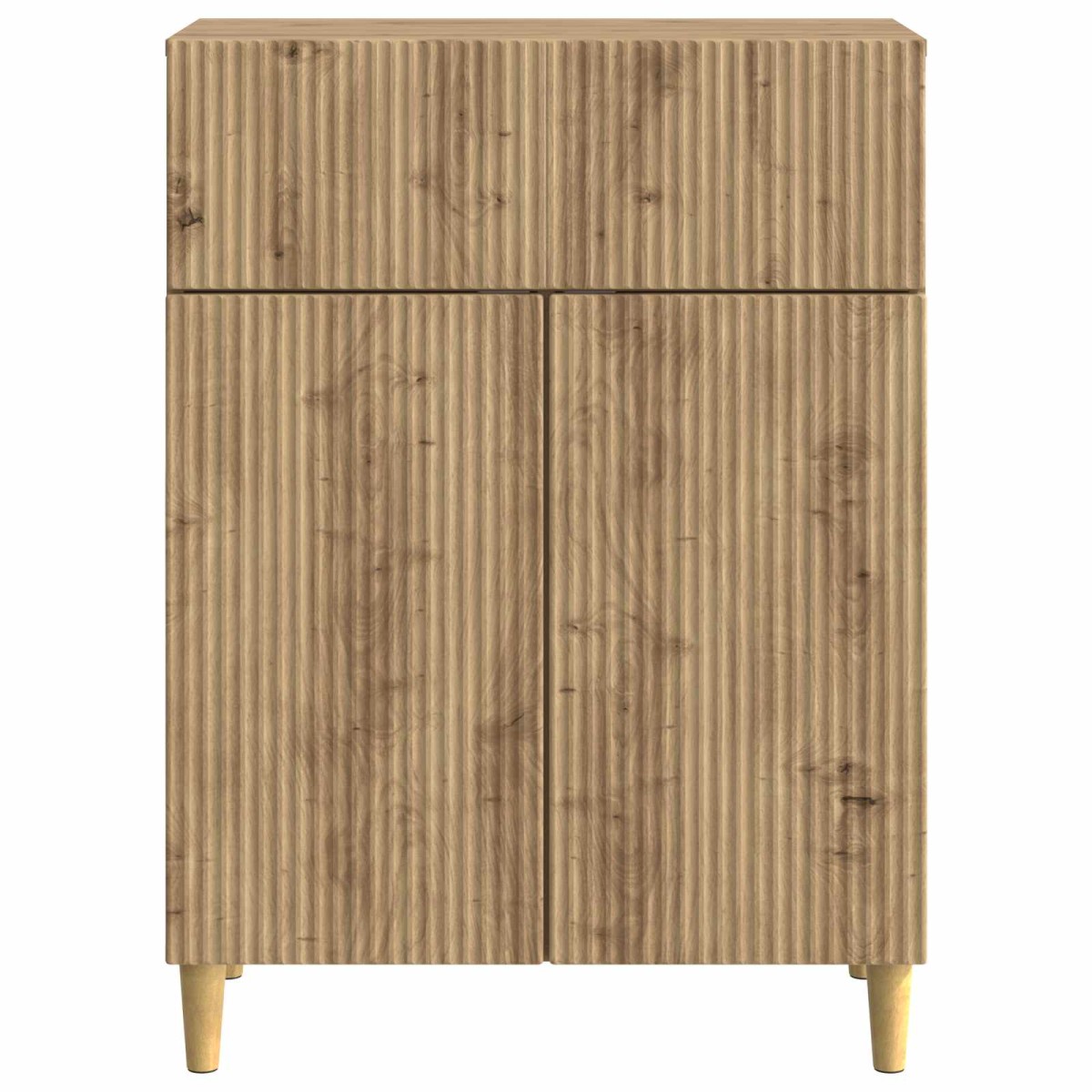 vidaXL Πλαϊνό γραφείο Artisan Δρυς 66 x 34,5 x 90 εκ