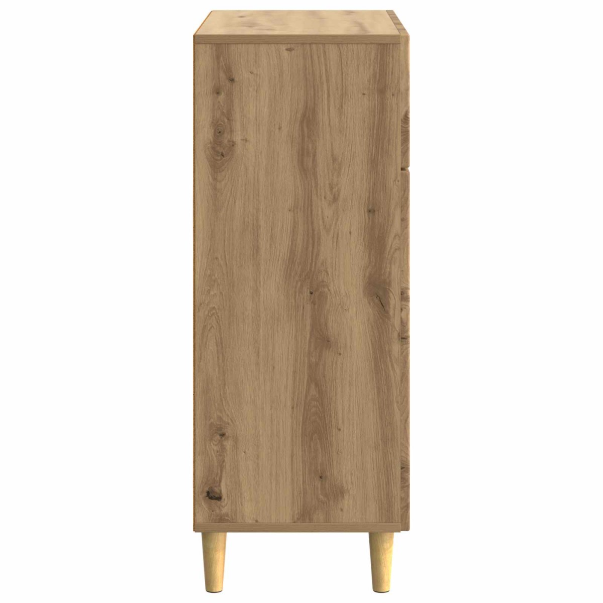 vidaXL Πλαϊνό γραφείο Artisan Δρυς 66 x 34,5 x 90 εκ