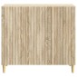 vidaXL Πλαϊνό γραφείο Sonoma Δρυς 89 x 34,5 x 80 εκ Επεξεργασμένο Ξύλο