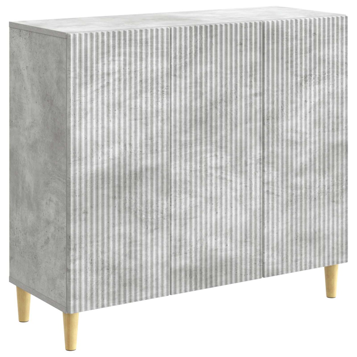 vidaXL Πλαϊνό γραφείο Γκρι Σκυροδέματος 89 x 34,5 x 80 εκ