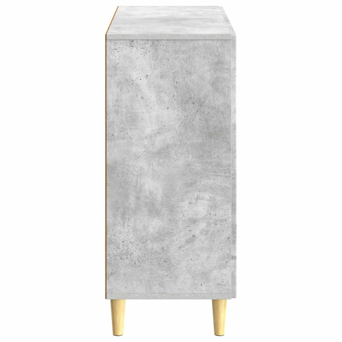 vidaXL Πλαϊνό γραφείο Γκρι Σκυροδέματος 89 x 34,5 x 80 εκ