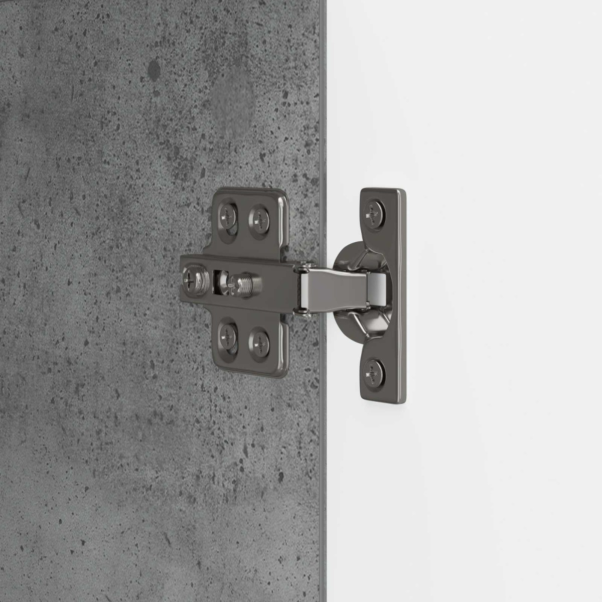 vidaXL Πλαϊνό γραφείο Γκρι Σκυροδέματος 89 x 34,5 x 80 εκ