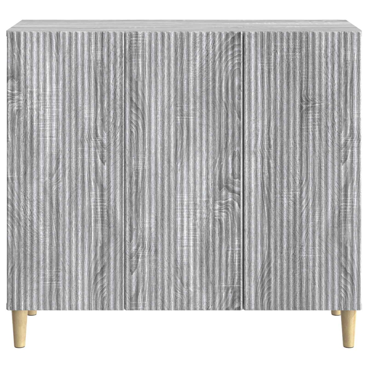 vidaXL Πλαϊνό γραφείο Γκρι Sonoma 89 x 34,5 x 80 εκ Επεξεργασμένο Ξύλο