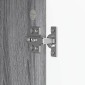 vidaXL Πλαϊνό γραφείο Γκρι Sonoma 89 x 34,5 x 80 εκ Επεξεργασμένο Ξύλο