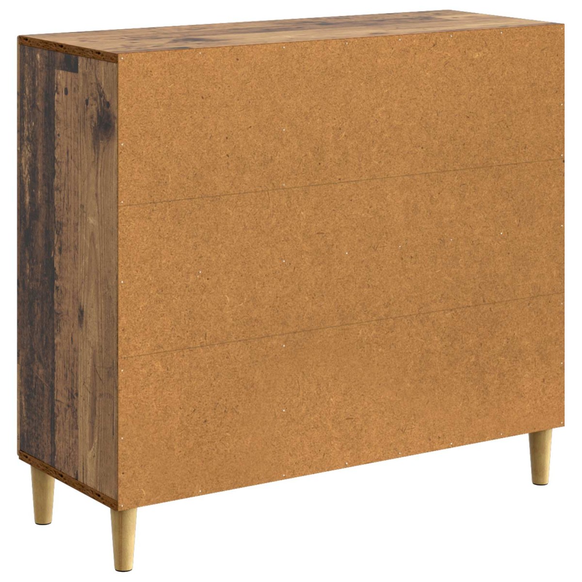vidaXL Πλαϊνό γραφείο Παλαιωμένο ξύλο 89 x 34,5 x 80 εκ