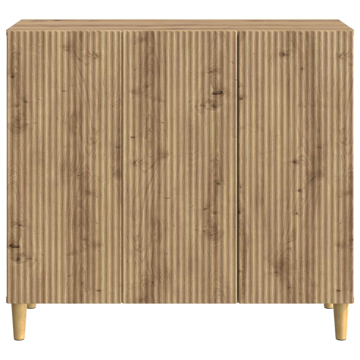 vidaXL Πλαϊνό γραφείο Artisan Δρυς 89 x 34,5 x 80 εκ