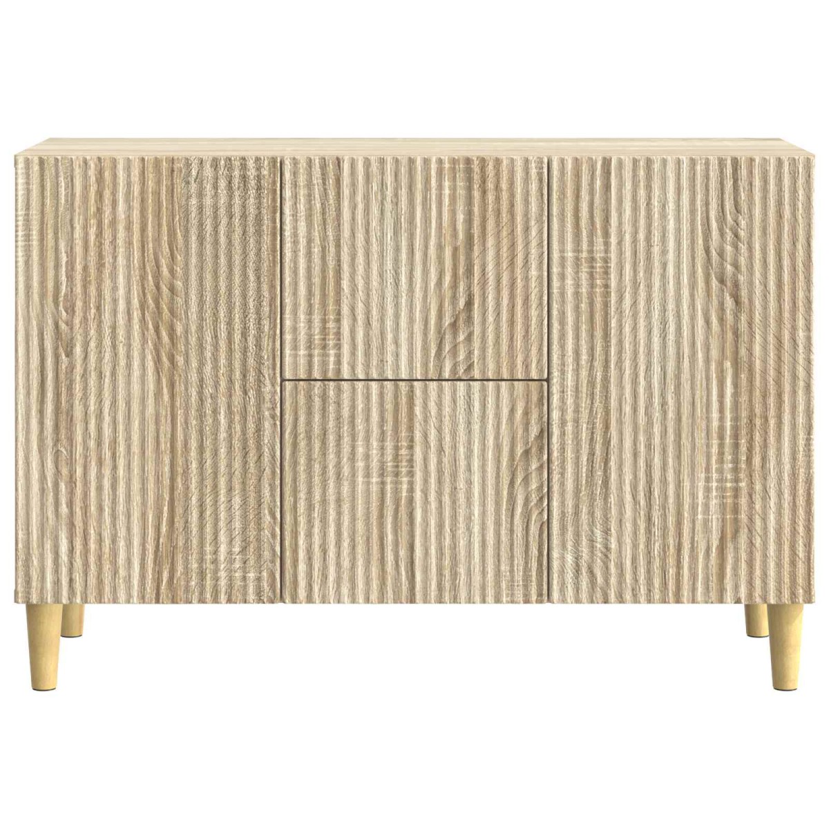 vidaXL Πλαϊνό γραφείο με συρτάρι Sonoma Δρυς 89 x 34,5 x 60 εκ.