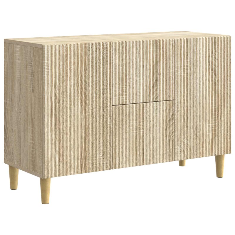 vidaXL Πλαϊνό γραφείο με συρτάρι Sonoma Δρυς 89 x 34,5 x 60 εκ.