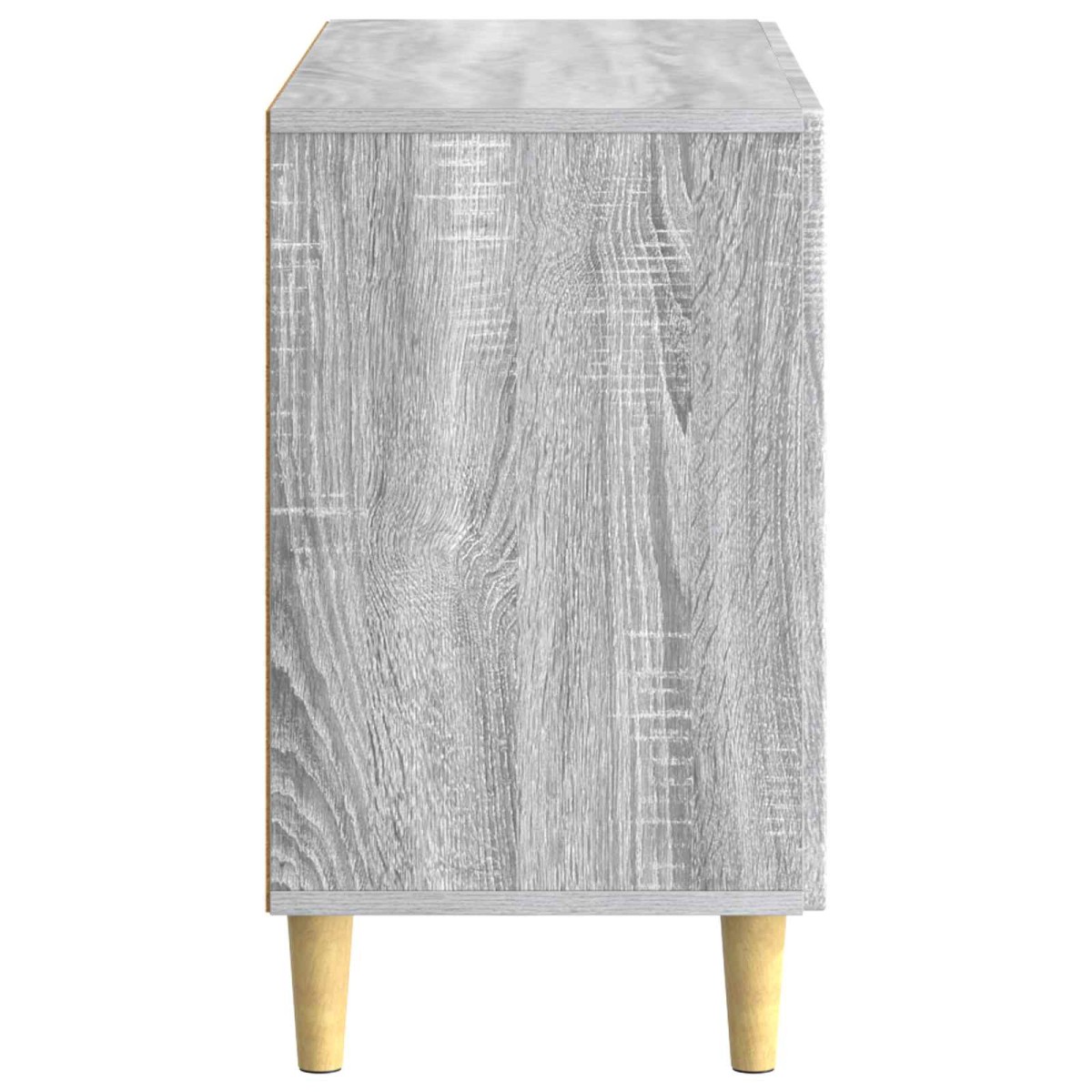 vidaXL Πλαϊνό γραφείο με συρτάρι Γκρι Sonoma 89 x 34,5 x 60 εκ.
