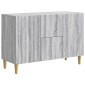 vidaXL Πλαϊνό γραφείο με συρτάρι Γκρι Sonoma 89 x 34,5 x 60 εκ.