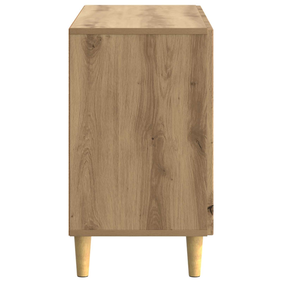 vidaXL Πλαϊνό γραφείο Artisan Δρυς 89 x 34,5 x 60 εκ.