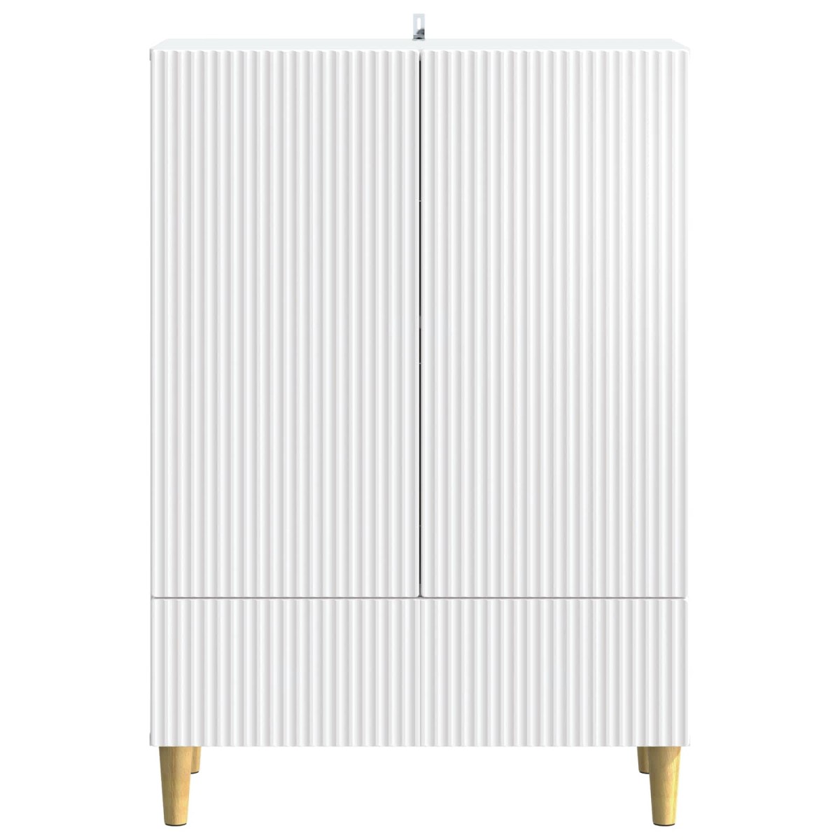 vidaXL Πλαϊνό γραφείο Λευκό 66 x 34,5 x 95 εκ. Επεξεργασμένο Ξύλο