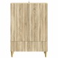 vidaXL Πλαϊνό γραφείο με συρτάρι Sonoma Δρυς 66 x 34,5 x 95 εκ.