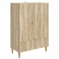 vidaXL Πλαϊνό γραφείο με συρτάρι Sonoma Δρυς 66 x 34,5 x 95 εκ.