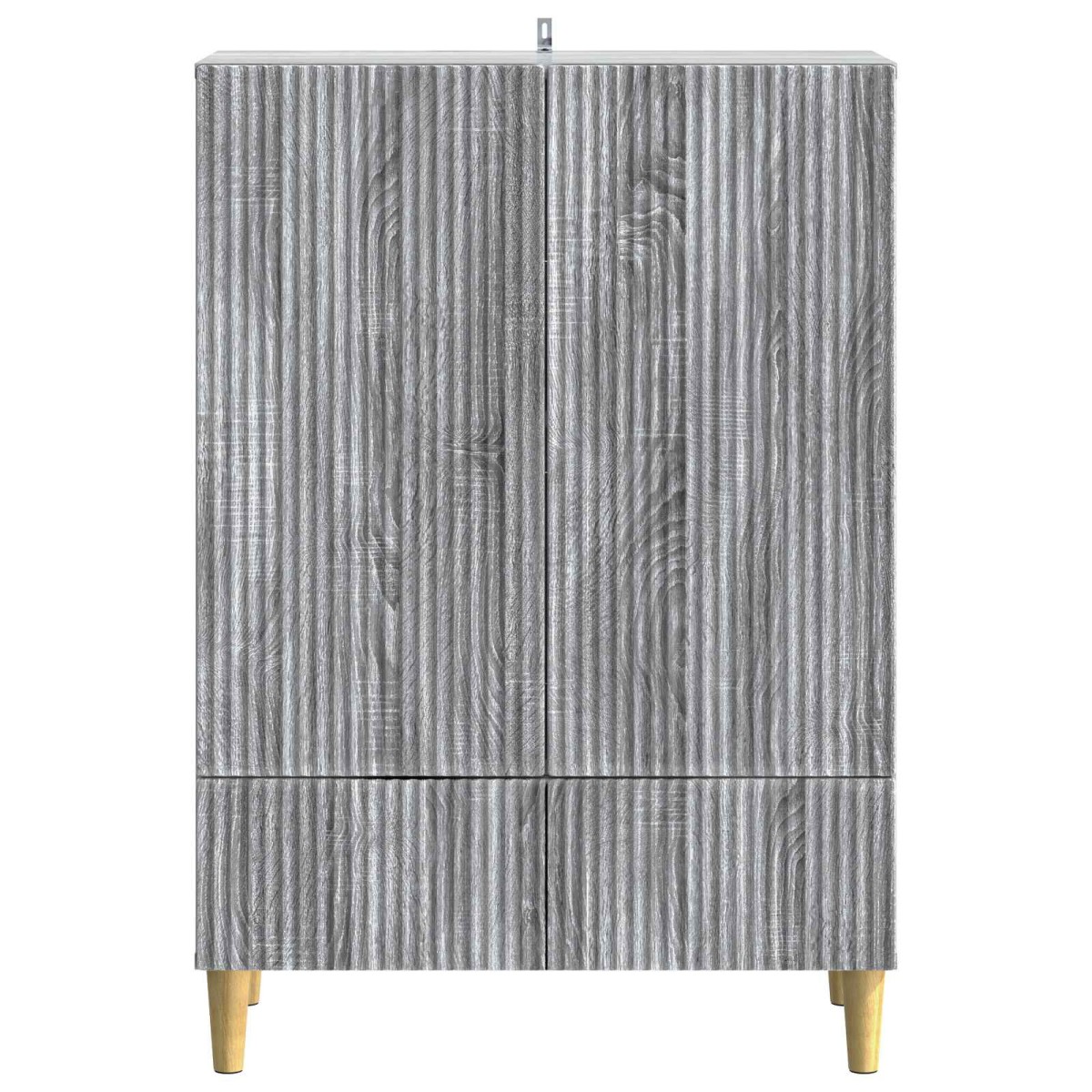 vidaXL Πλαϊνό γραφείο με συρτάρι Γκρι Sonoma 66 x 34,5 x 95 εκ.