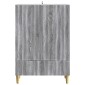 vidaXL Πλαϊνό γραφείο με συρτάρι Γκρι Sonoma 66 x 34,5 x 95 εκ.
