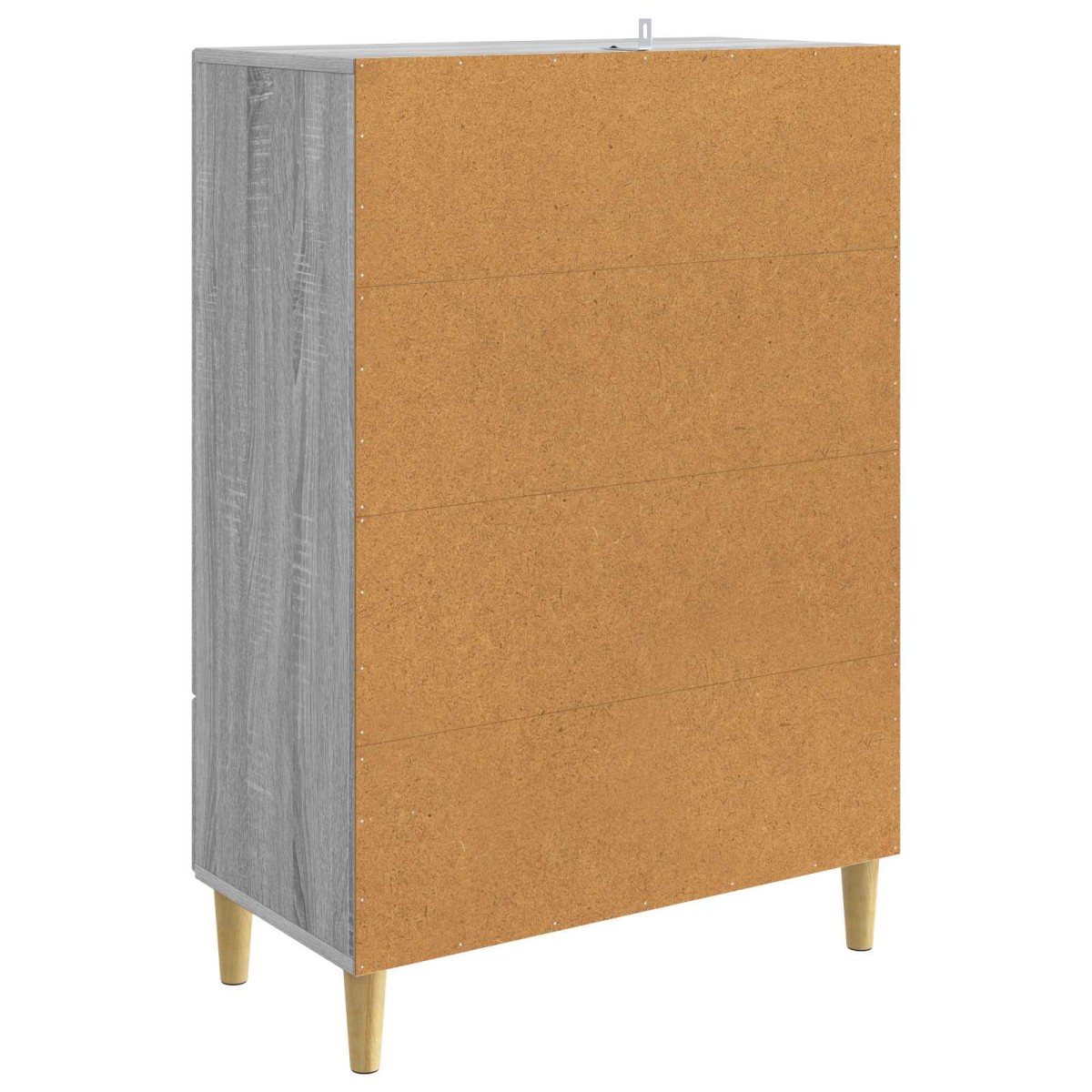 vidaXL Πλαϊνό γραφείο με συρτάρι Γκρι Sonoma 66 x 34,5 x 95 εκ.