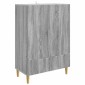 vidaXL Πλαϊνό γραφείο με συρτάρι Γκρι Sonoma 66 x 34,5 x 95 εκ.