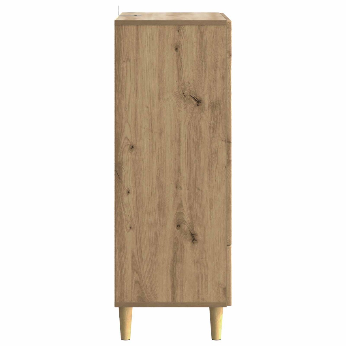 vidaXL Πλαϊνό γραφείο Artisan Δρυς 66 x 34,5 x 95 εκ.
