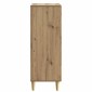 vidaXL Πλαϊνό γραφείο Artisan Δρυς 66 x 34,5 x 95 εκ.