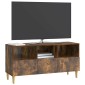 vidaXL Ντουλάπι TV Καπνισμένο Ξύλο Δρυός 102 x 34,5 x 50 εκ.