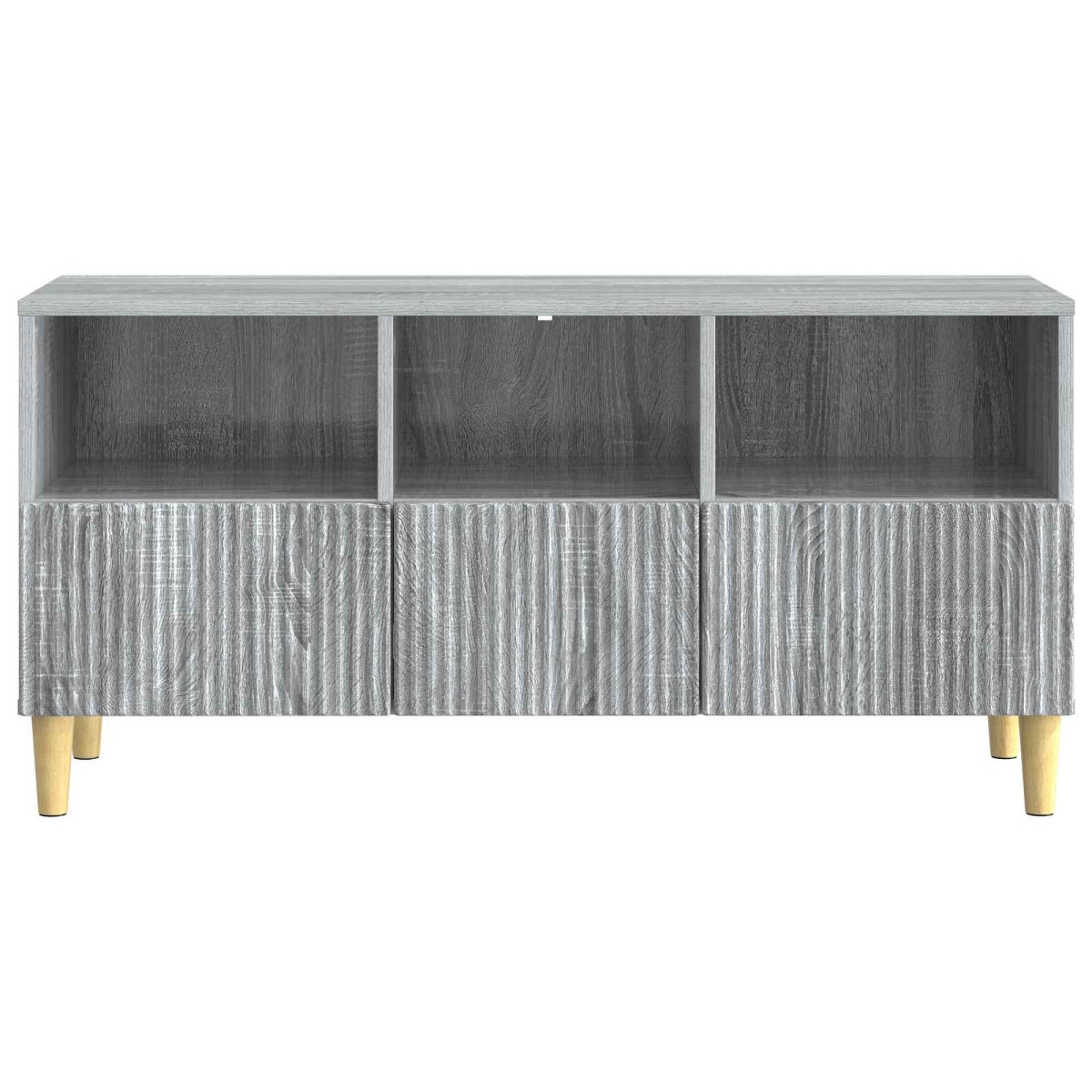 vidaXL Ντουλάπι TV Γκρι Sonoma 102 x 34,5 x 50 εκ. Επεξεργασμένο Ξύλο
