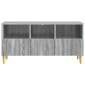 vidaXL Ντουλάπι TV Γκρι Sonoma 102 x 34,5 x 50 εκ. Επεξεργασμένο Ξύλο