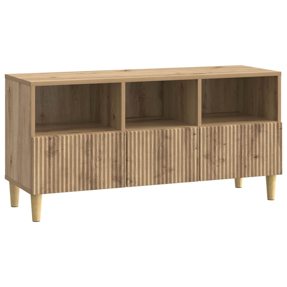 vidaXL Ντουλάπι TV 102 x 34,5 x 50 εκ. Artisan Δρυς Επεξεργασμένο Ξύλο