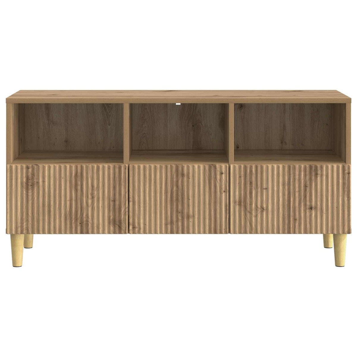 vidaXL Ντουλάπι TV 102 x 34,5 x 50 εκ. Artisan Δρυς Επεξεργασμένο Ξύλο