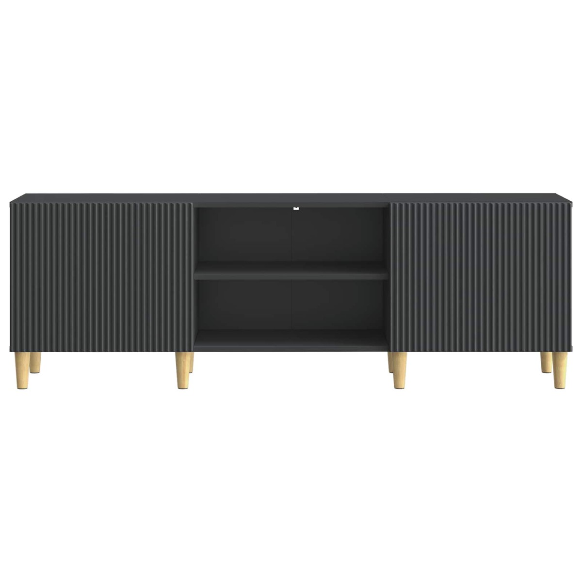vidaXL Ντουλάπι TV Μαύρο 150 x 31 x 50 εκ. Επεξεργασμένο Ξύλο