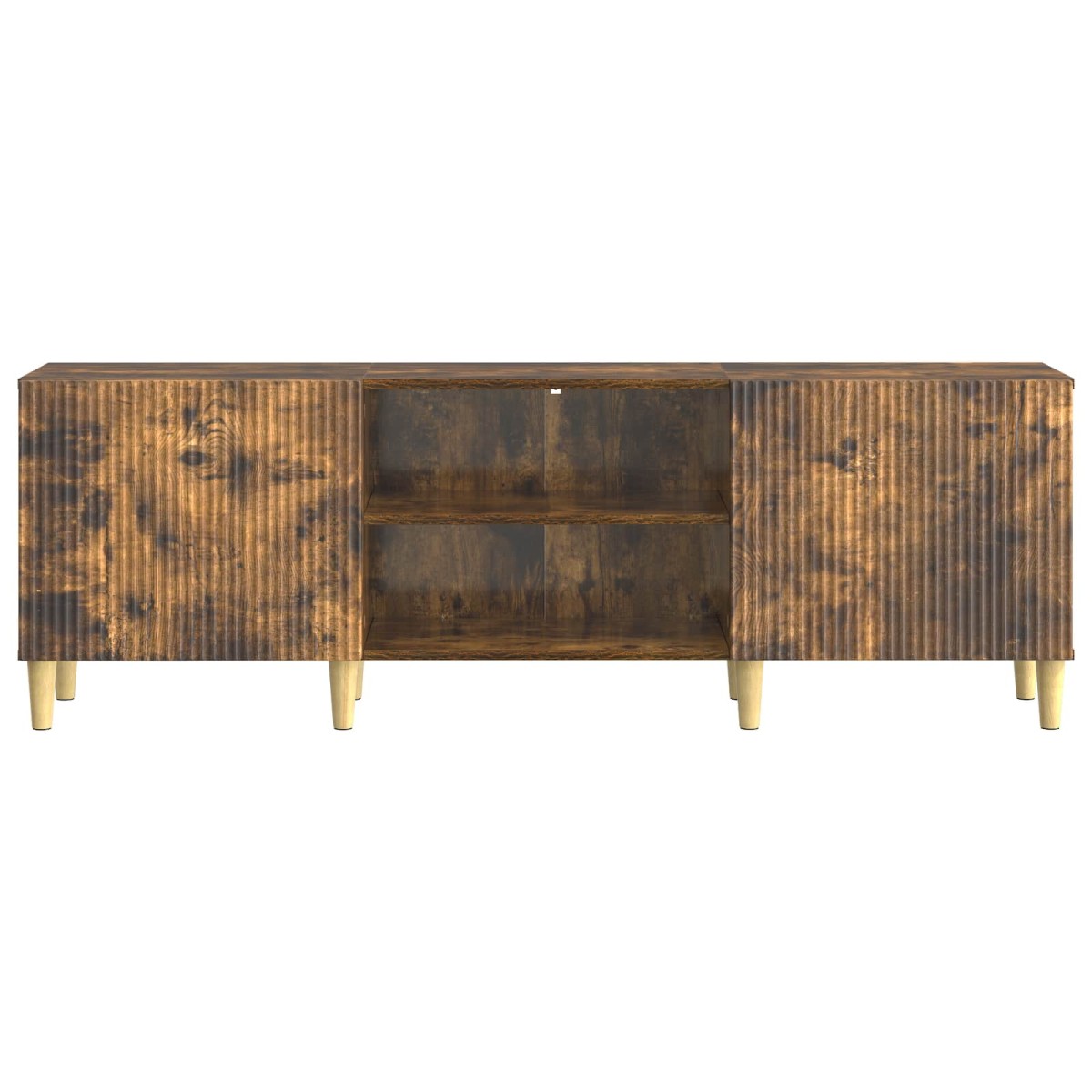 vidaXL Ντουλάπι TV Καπνισμένο Ξύλο Δρυός 150 x 31 x 50 εκ.