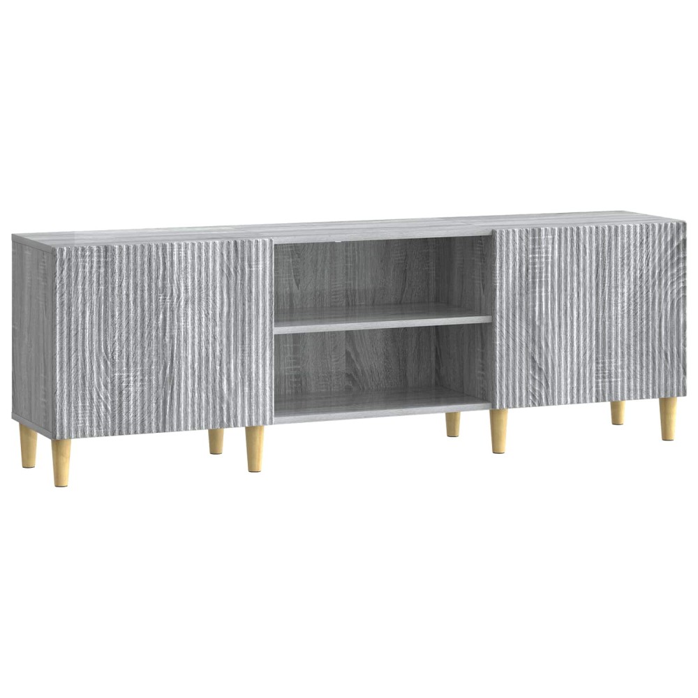vidaXL Ντουλάπι TV Γκρι Sonoma 150 x 31 x 50 εκ. Επεξεργασμένο Ξύλο