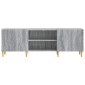 vidaXL Ντουλάπι TV Γκρι Sonoma 150 x 31 x 50 εκ. Επεξεργασμένο Ξύλο