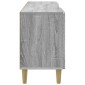 vidaXL Ντουλάπι TV Γκρι Sonoma 150 x 31 x 50 εκ. Επεξεργασμένο Ξύλο